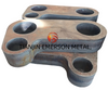 SS340 SGH340-XLD แผ่นเหล็กชุบสังกะสีชิ้นส่วนตัดเลเซอร์ CNC